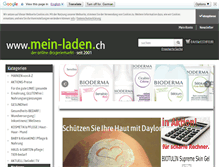 Tablet Screenshot of mein-laden.ch